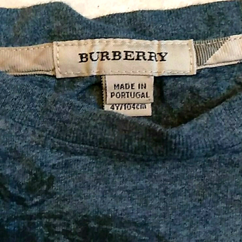 Authentic Burberry KIDS longsleevetshirt sz4y